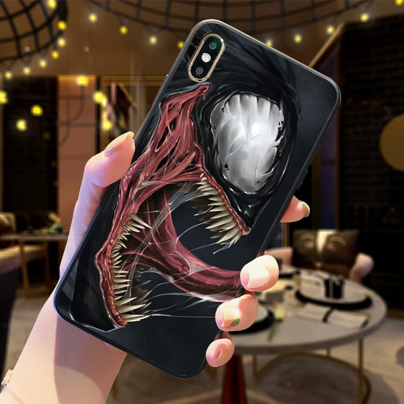 Venom чехол для телефона Xiaomi Mi6 Mi9 8 Lite SE макс 3 9E 5X 6X F1 A1 A2 6 Чехол Мягкий силиконовый с