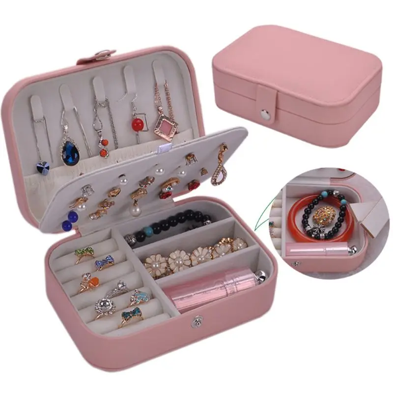 Модный женский чехол для ювелирных изделий простой тренд серьги браслет коробка
