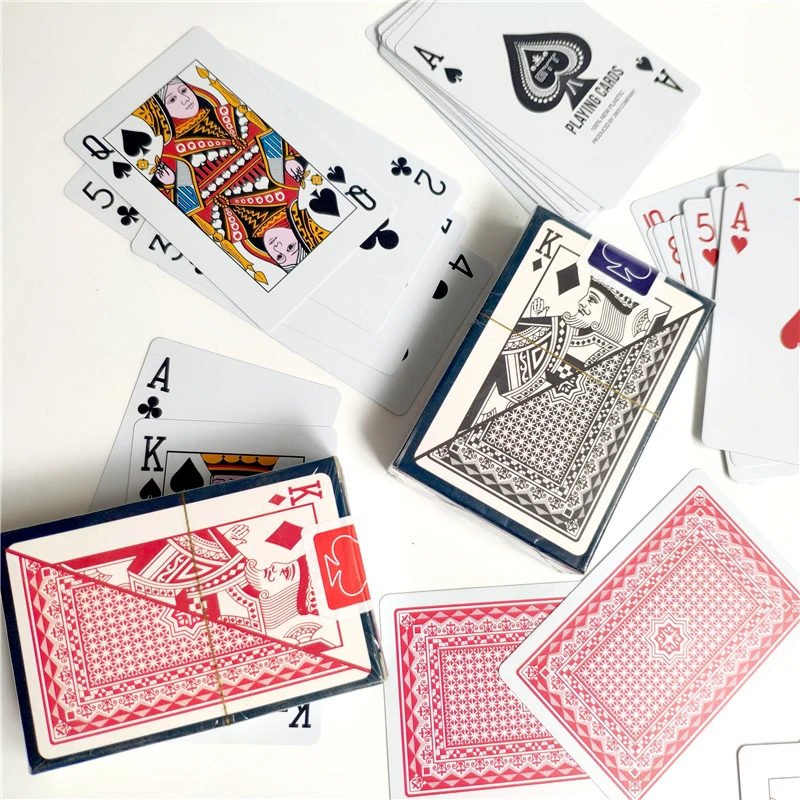 1 коробка/12 колода качество водонепроницаемый ПВХ пластиковые игральные карты