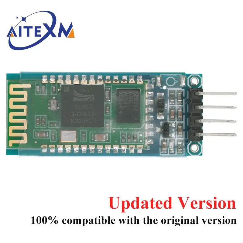 Бесплатная доставка! Модуль приемопередатчика HC06 HC-06 Wireless Serial 4 Pin Bluetooth RF RS232 TTL
