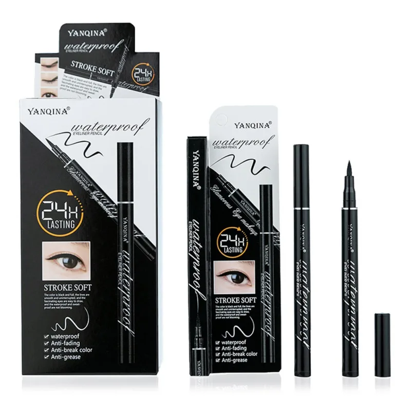 Карандаш для подводки глаз прочный водонепроницаемый легкое удаление подводка