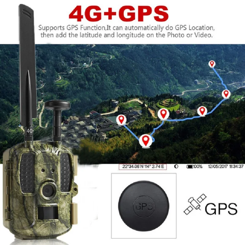 Камера для охоты Trail 4G 4G/3G/2G разведчик инфракрасный охотник камера наблюдения