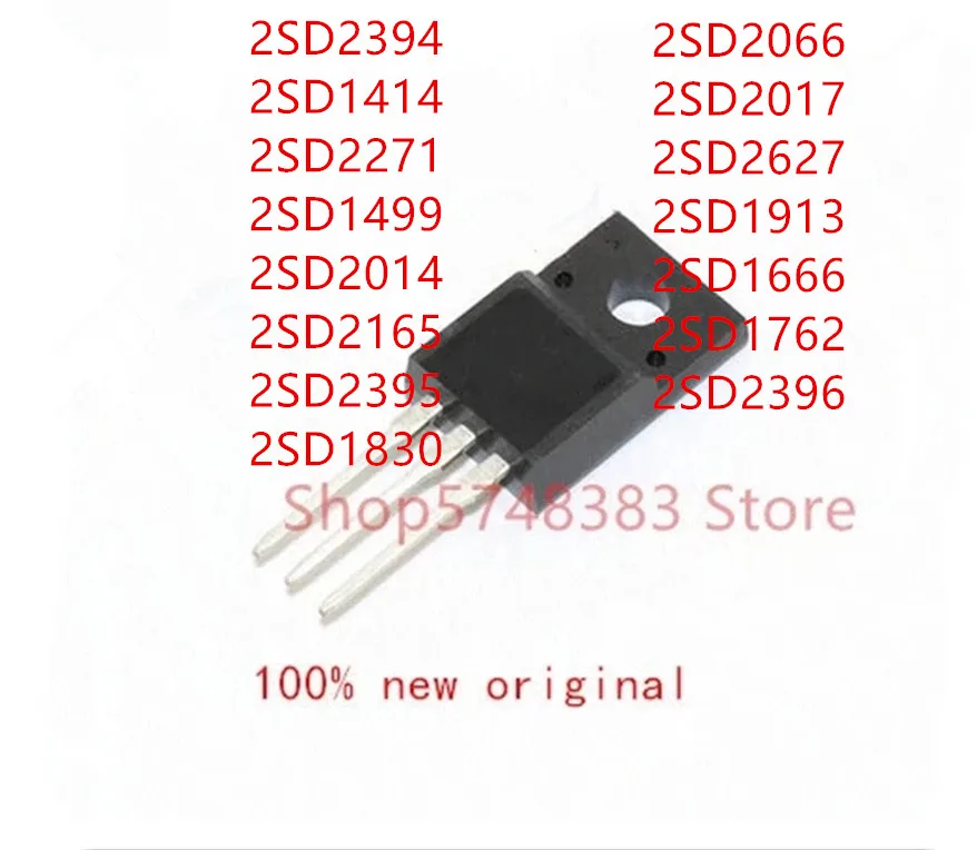 10 шт. 2SD2394 2SD1414 2SD1499 2SD2014 2SD2165 2SD2395 2SD1830 2SD2066 2SD2017 2SD2627 2SD1666 2SD1762 2SD2396 TO-220F | Электроника