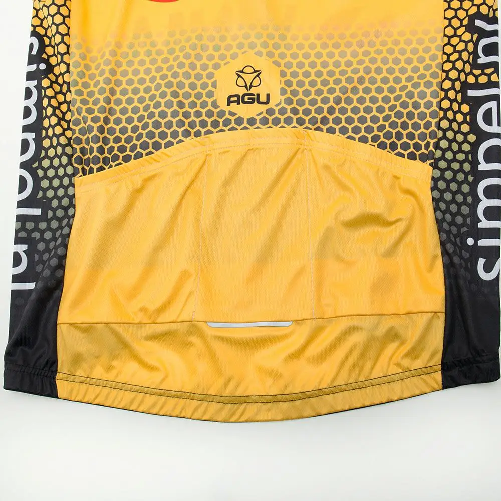 

New 2021 YELLOW JUMBO TEAM Long Cycling JERSEY Bike Pants Men's Ropa Ciclismo Spring and Autumn Cycling Maillot Culotte Wear