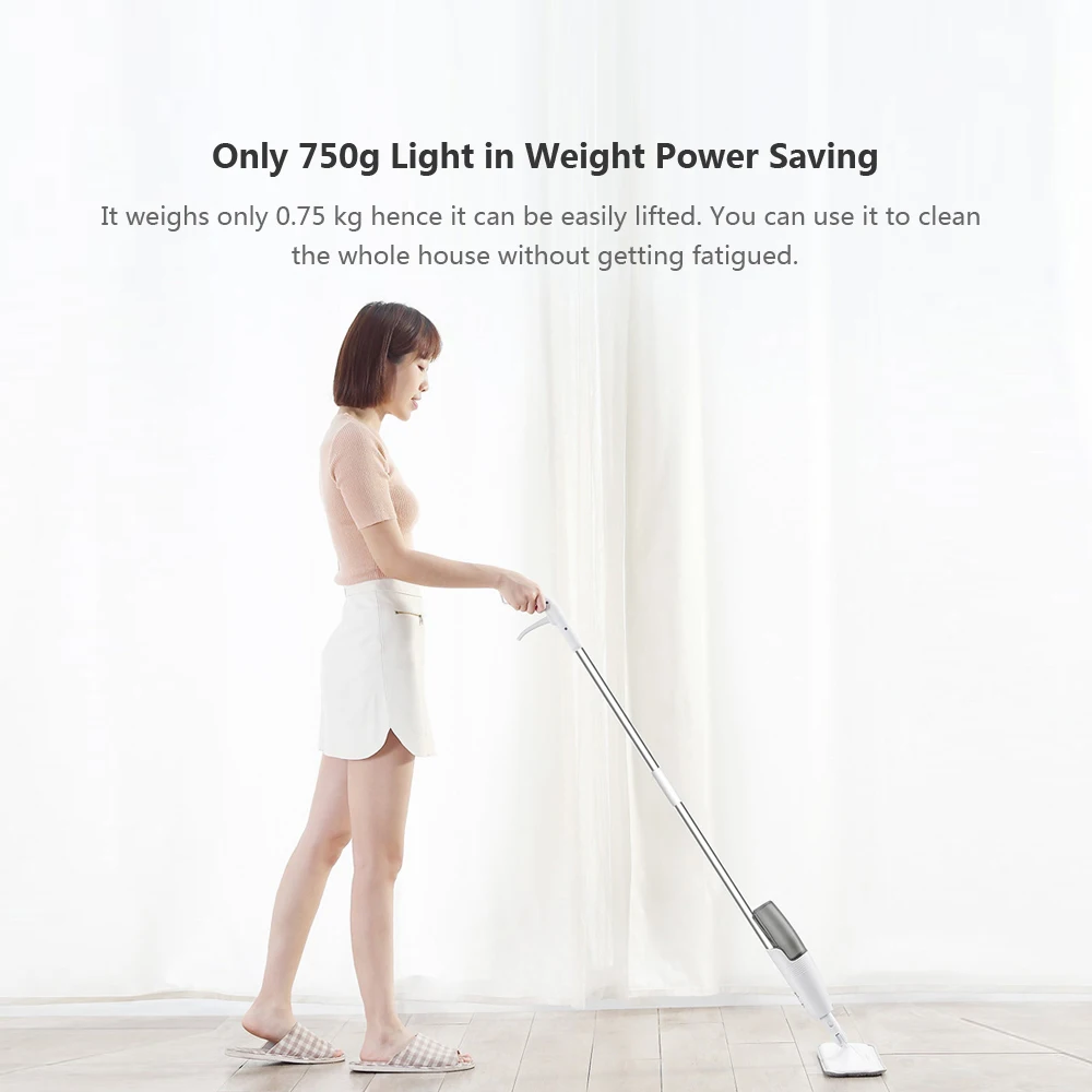 Швабра Deerma с распылителем воды для уборки деревянных полов керамической плитки 1