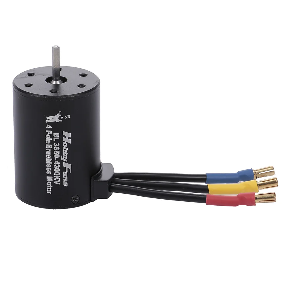 3650 4300KV водонепроницаемый бесщеточный двигатель с радиатором и 60A ESC BEC для 1/10 RC