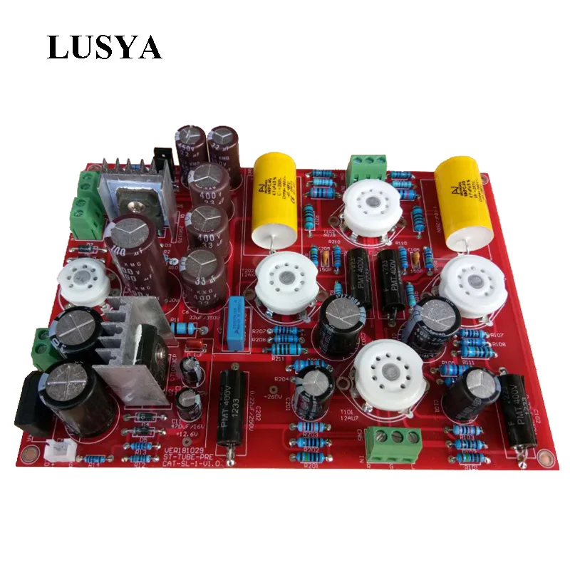 Предварительный усилитель желчности Lusya 12AU7 12AX7B 6H23 справочный CAT SL1 печатная лампа