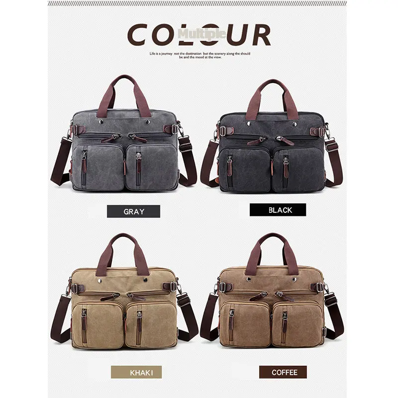 

Retro Canvas Travel Bag High Quality Handbag Men's Chest Bag Men Shoulder Crossbody Bag Male Messenger Bag Backpack Computer Bag