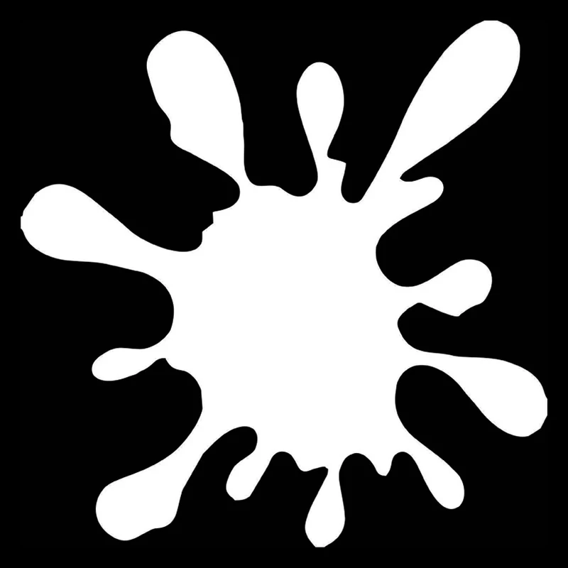 

Paint Stain Funny Scratch Occlusion Vinyl Decal Car Bumper Sticker 16X16CM