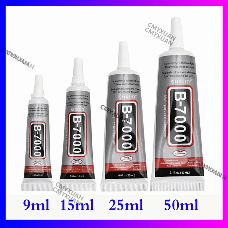 

9ml 15ml 25ml 50ml B-7000 Glue B7000 Multi Purpose Glue Adhesive Epoxy Resin Repair Cell Phone LCD Touch Screen Glue B 7000