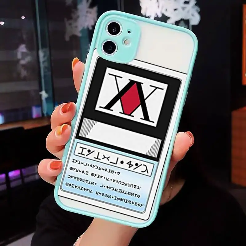 

Hunter X hunter Phone Case Matte For iPhone 12 Mini 11 Pro XR XS Max 7 8 Plus X Hard PC Back Cover
