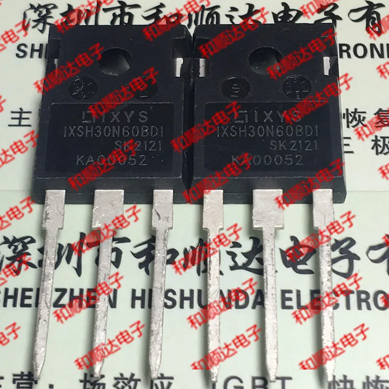 

10 шт./лот IXSH30N60BD1 совершенно новый оригинальный сток TO-247 600V 55A