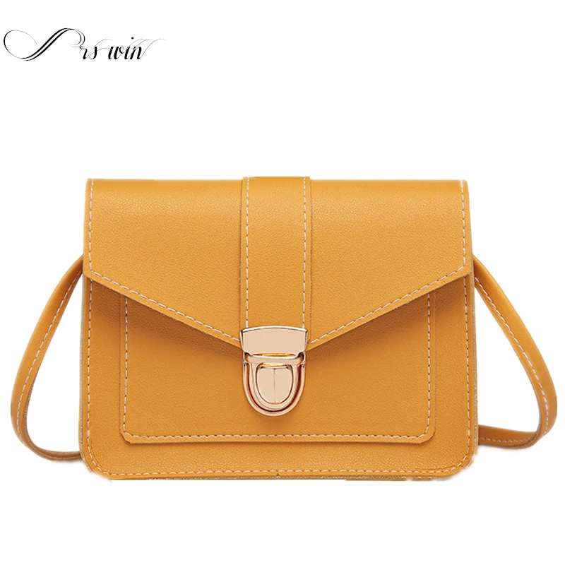 Роскошная женская сумка с клапаном маленький саквояж на плечо простой модный