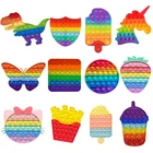 Лучший набор антистрессовых игрушек, мраморный рельефный подарок для взрослых, девочек, детей, сенсорный антистрессовый рельеф, игрушечная коробка