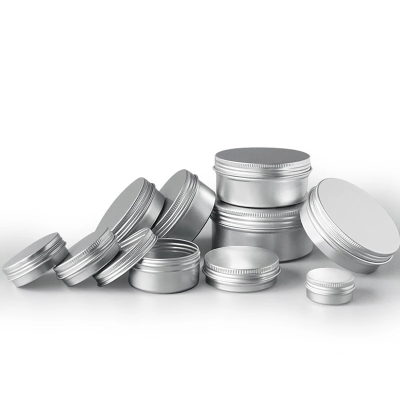 100 шт. металлические круглые контейнеры для свечей специй крема