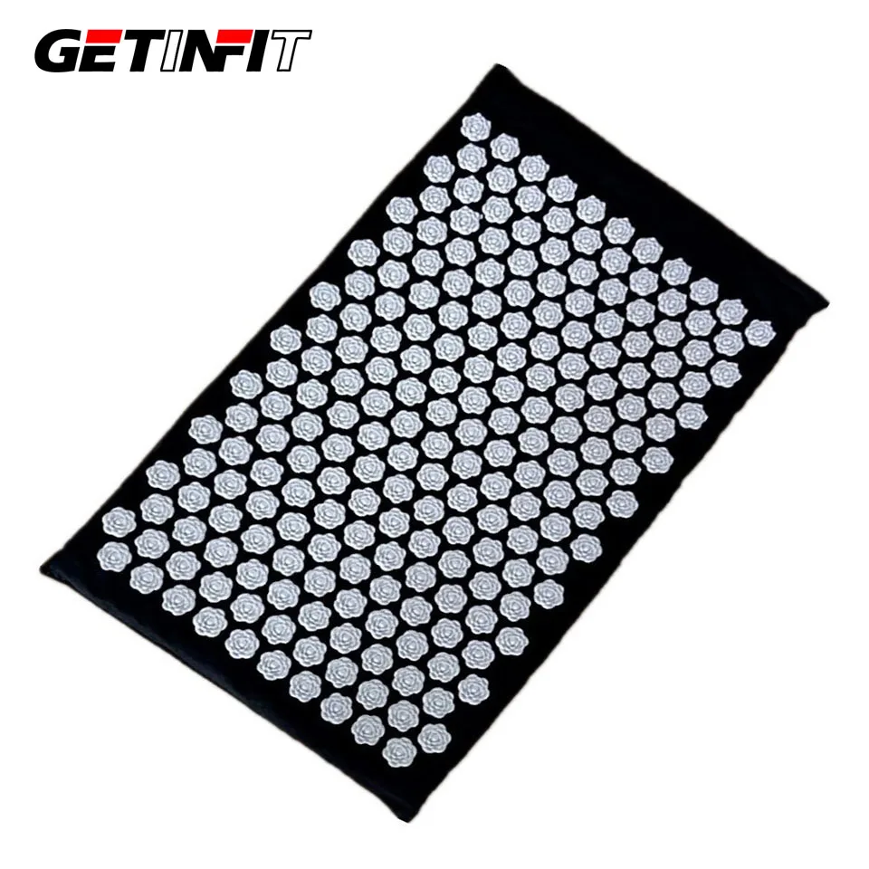 

Getinfit Massage Mat Acupuncture Pillow Set Yoga Mat Acupressure Relieve Stress Back Neck Body Pain Acupuncture Mat