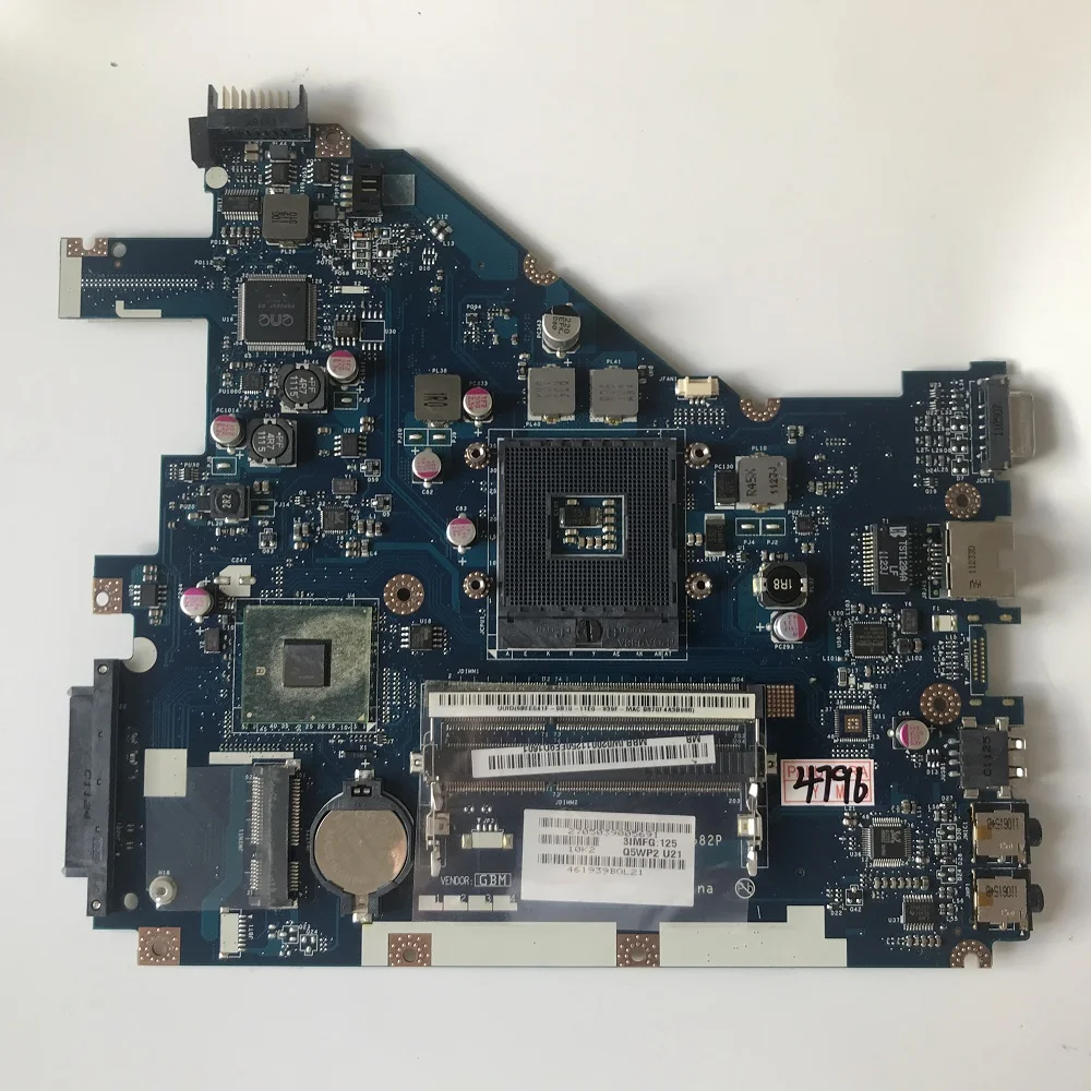 PALUBEIRA для ноутбука Acer aspire 5733 5733Z Материнская плата MBRJY02002 PEW71 LA 6582P DDR3 Без hdmi порт