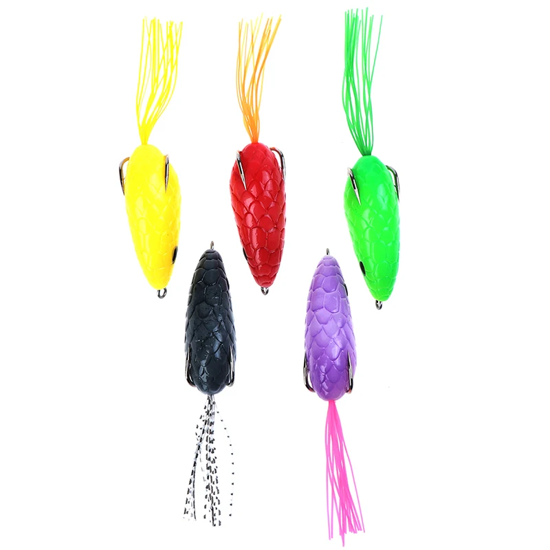 1 шт./уличная зимняя рыболовная приманка с головой змеи Thunder Frog Мягкая 12 см/10 г