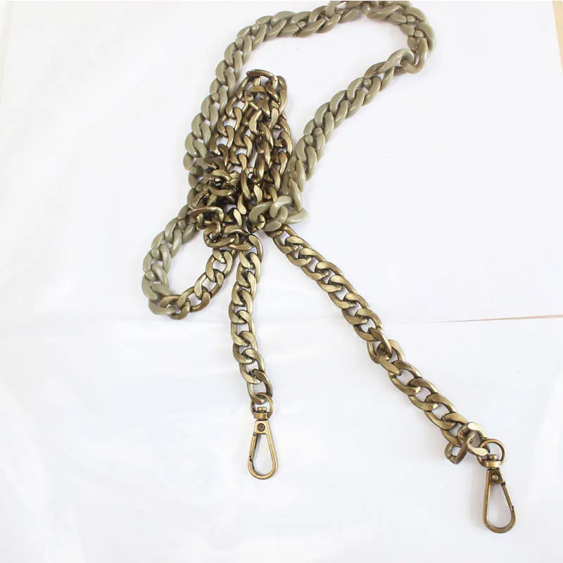 Женская сумка Кроссбоди из акриловой смолы ремень с цепочкой съемные