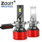 Zdatt лампочки h7 led 20000LM 12V 6000 к автомобильные светильник светодиоднй H1 H8 H11 9005 HB3 9006 HB4 h4 led h7 светодиодные лампы с canbus Turbo для автомобильных фары
