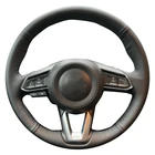 Оплетка для рулевого управления, для Mazda чехол рулевого колеса автомобиля CX3 CX-3 CX5 CX-5 2017, искусственная кожа