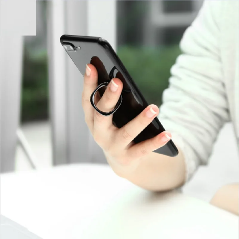 Роскошный металлический держатель кольцо на палец 360 градусов подставка для