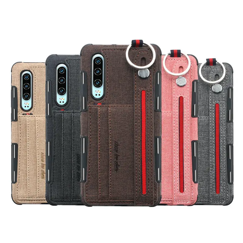 Металлический кольцевой держатель для Huawei P30 Lite чехол Pro тканевый с отделением