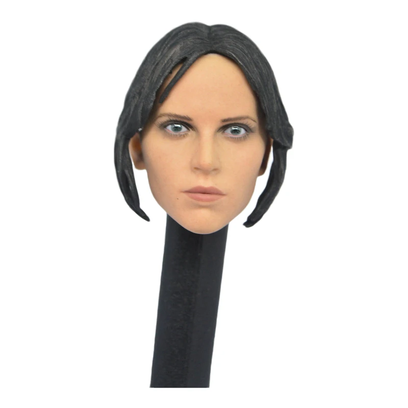 1/6 Фелисити Джонс головы Jyn Erso для детей возрастом от 12 &quotгорячие игрушки PHIC-EN