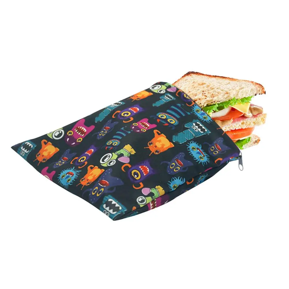 3 шт многоразовые Снэк мешок водонепроницаемый хлеб сэндвич для школы кемпинга