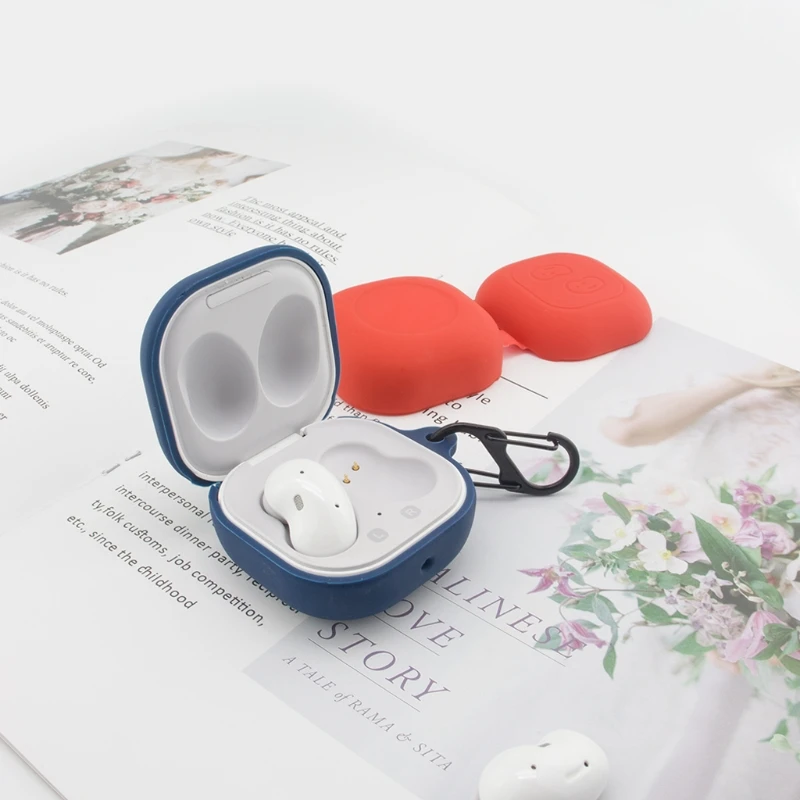 

Простой практичный Мягкий моющийся пыленепроницаемый защитный чехол силиконовый чехол для S-AMSUNG Galaxy-Buds live беспроводные наушники