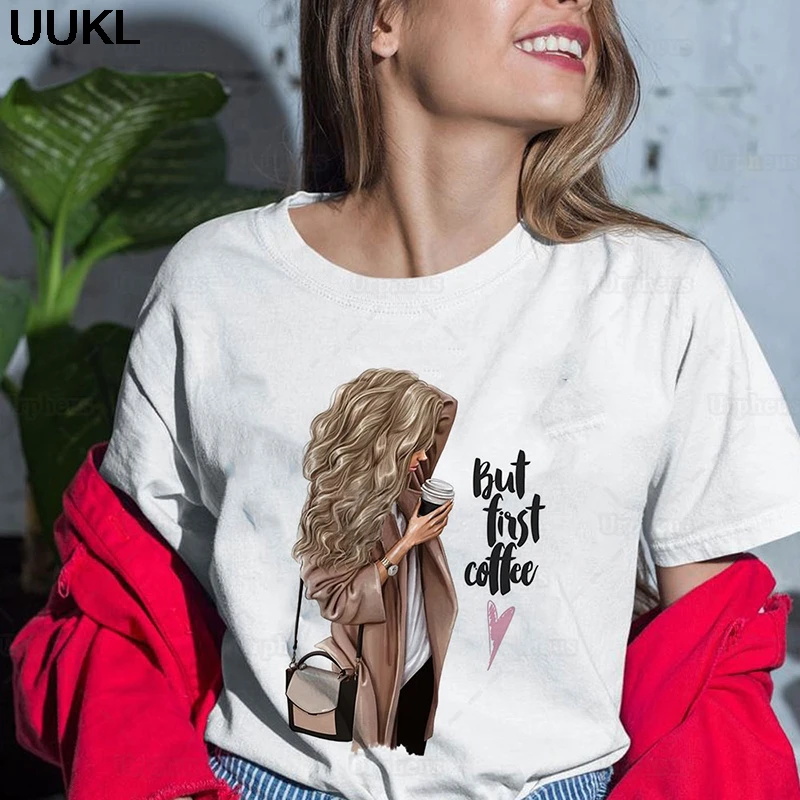 Moda Mujer 2020 летние женские Harajuku футболка с изображением якоря модные но сначала
