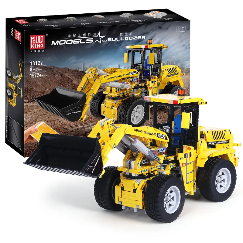 Серия Technic совместима с lepining 42030 L350F колесный погрузчик RC модель автомобиля
