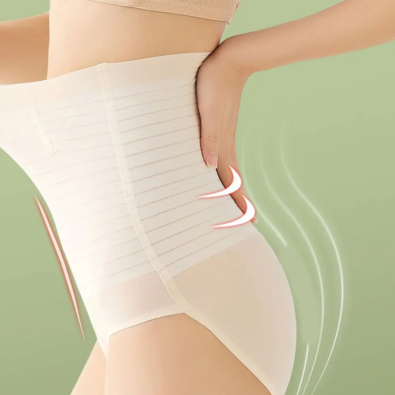 

High Waist Women Shaping Panties Breathable Body Shaper Slimming Tummy Underwear Butt Lifter Solid Seamless Panties Shaperwear