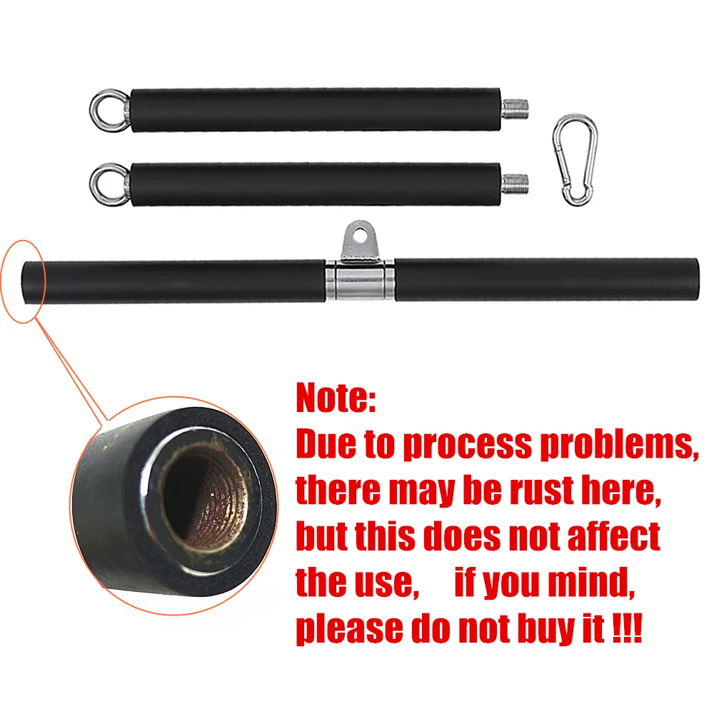

Fitness LAT Pull Down Bar Rotating Gym Handles for Pulley Cable Machine Attachments Resistance Band Training Pilates Workout Bar