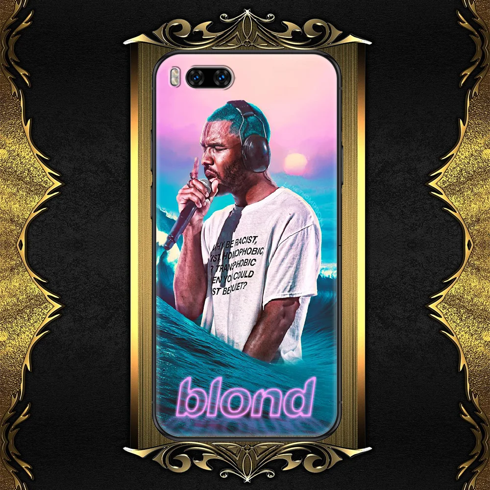 

frankes blondes oceanes Phone case For Xiaomi Mi Max Note 3 A2 A3 8 9 9T 10 Lite Pro Ultra black 3D cell cover tpu cover fashion
