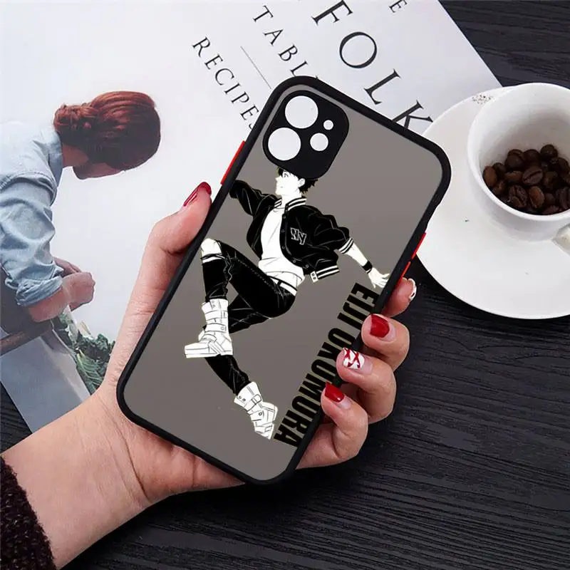 

Anime Banana Fish Anime art Phone Cases Transparent Matte for iPhone 7 8 11 12 s mini pro X XS XR MAX Plus cover funda