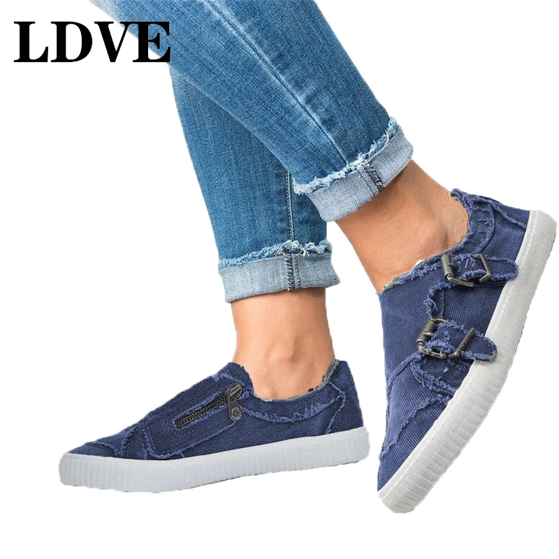 Вулканизированная обувь джинсовые кроссовки для женщин Basket Femme парусиновая