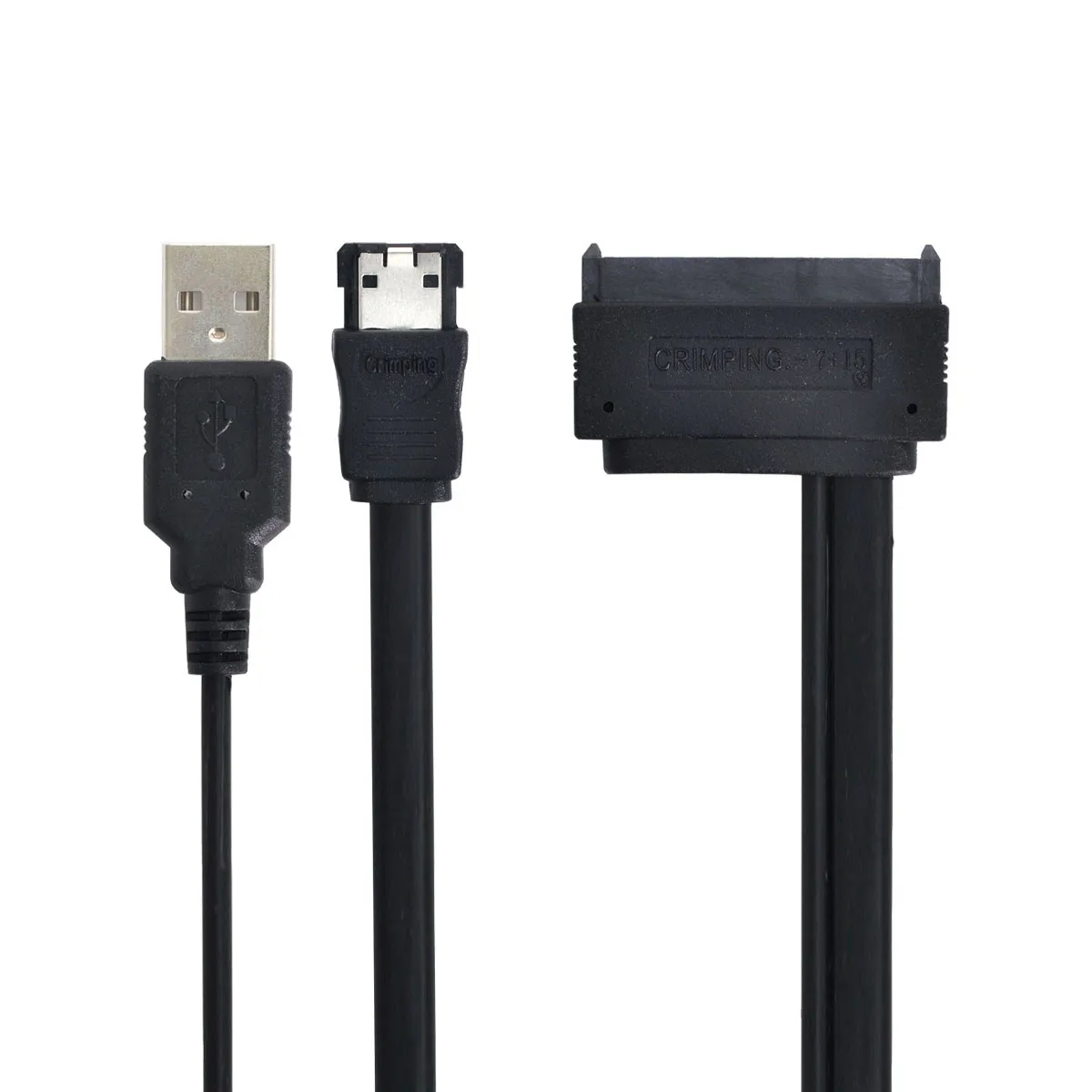 2-дюймовый 5-дюймовый жесткий диск Zihan, SATA 22 контакта для eSATA Data кабель с питанием от USB, 50 см