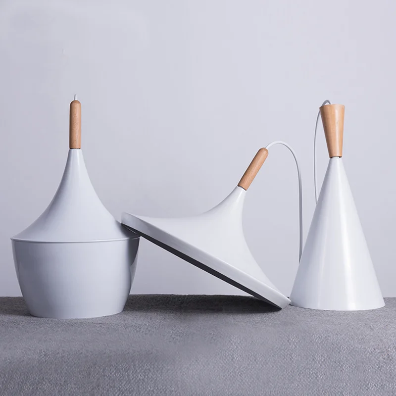 Современное внутреннее освещение подвесные светильники с наклоном деревянная и