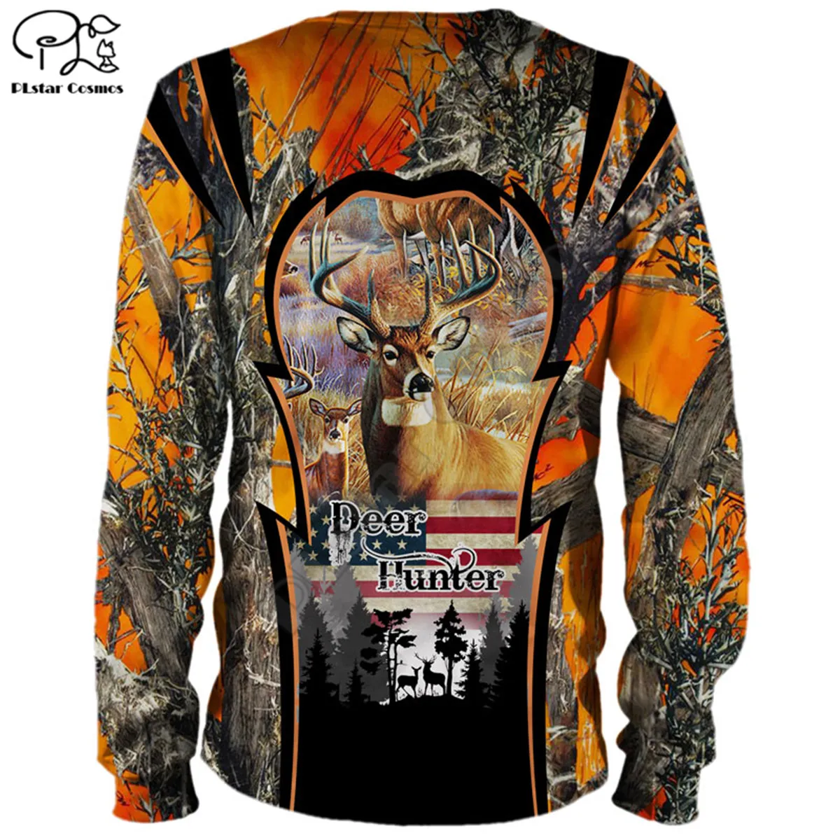 

Deer USA Hunting hoodies 3D printed Love Horse Sweatshirt Hoodie Harajuku Autumn Streetwear women foe men Casual Tracksuit style