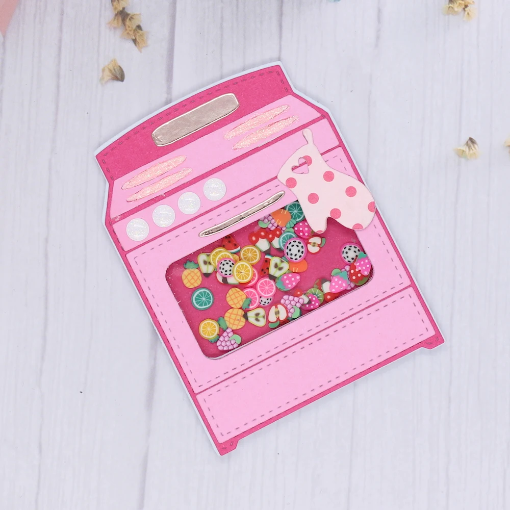 

KSCRAFT Oven Shaker Metal Cutting Dies Stencils for DIY Scrapbooking Decorative Embossing DIY Paper Cards