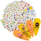 2022 Весна Новый дизайн водяные знаки наклейки для ногтей и наклейки цветок лист дерево зеленый простой летний DIY слайдер для маникюра нейл-арта