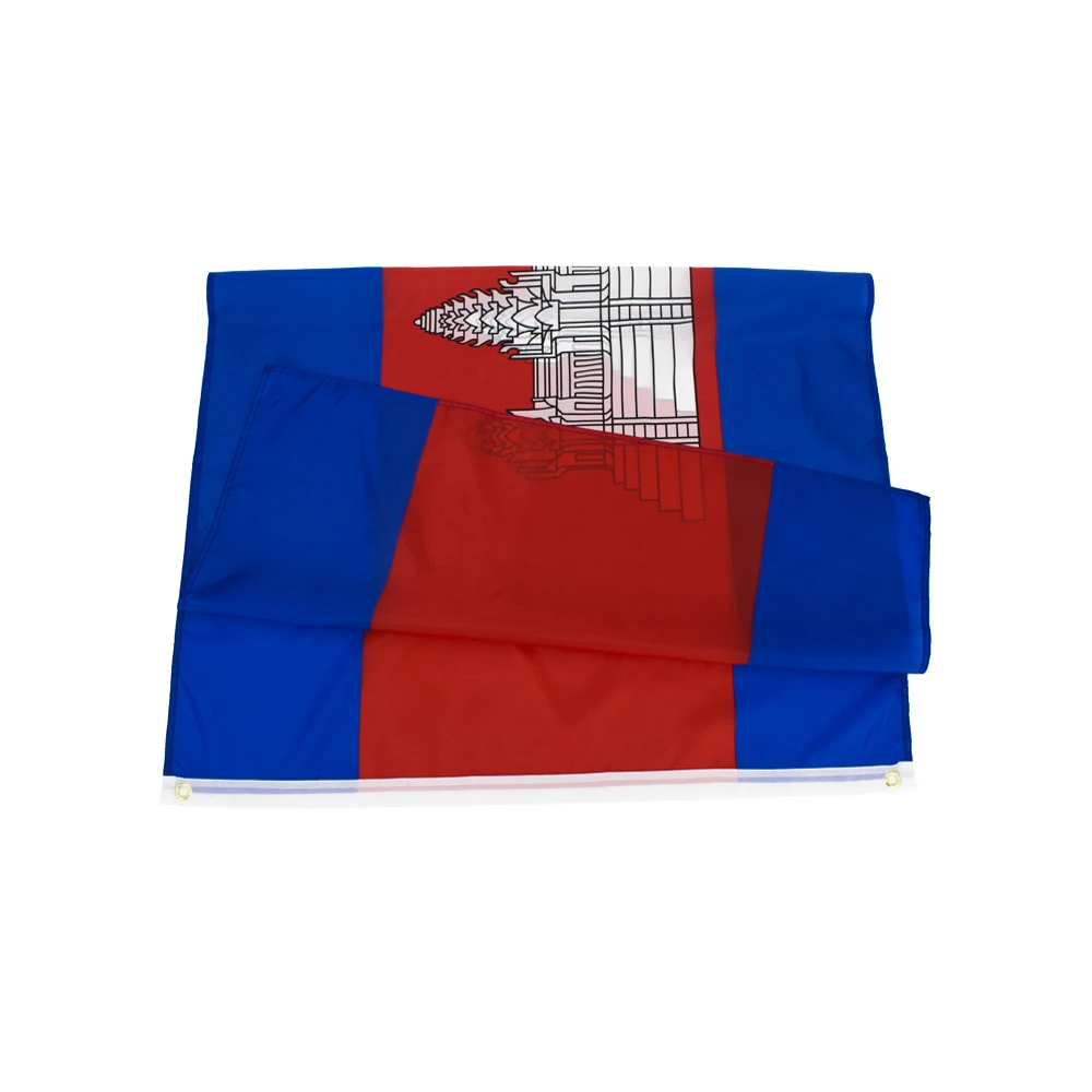 CAMBODIA FLAG 2' x 3' BANNER 2x3 ft High quality CAMBODIAN FLAGS 60 x 90 cm 