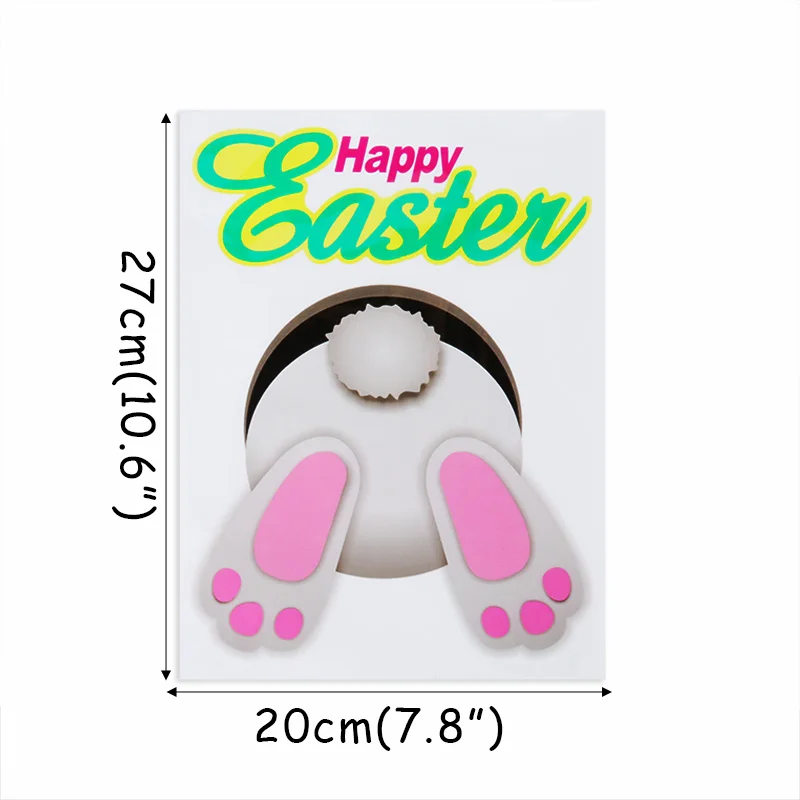 rabbit sticker Cyuan Happy Easter декоративные временные тату наклейки пасхальные вечерние сувениры для детей пасхальные Стикеры с яйцом счастливые пасхальные принадлежности - Цвет: rabbit sticker