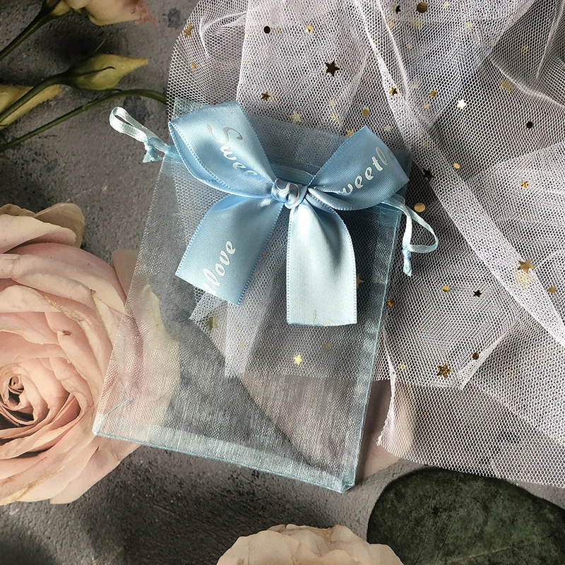 

20pcs Organza Bag Ins Wind Gauze Bag Jewelry Packaging Bag Birthday Gift Bag Creative Bow Candy Bag Drawstring Wholesale 2021