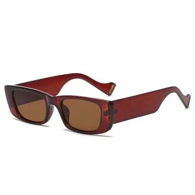 

New Small Box Square Sunglasses For Couple Gorgeous Sunglasses Fashion Street Shooting Driving European Style Personality 2021