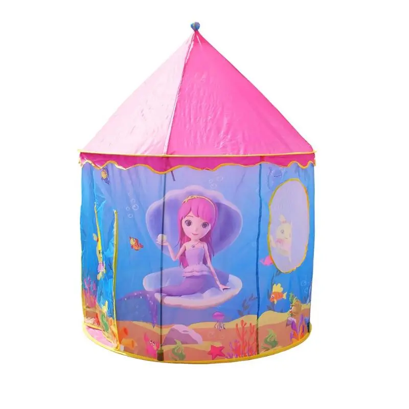 

Portable Foldable Kids Game Yurt Tent Teepee Children Castle House Indoor Toy XXFE