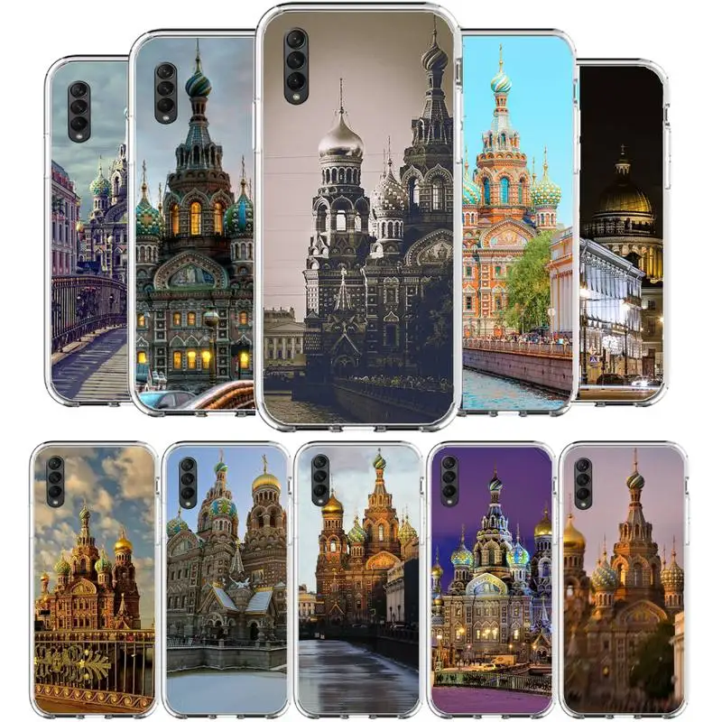 

St. Petersburg Russia Phone Case For Samsung A10 A30 A40 A50 A70 A51 A52 A71 A12 A21S A31 A20 30S A50S clear cover