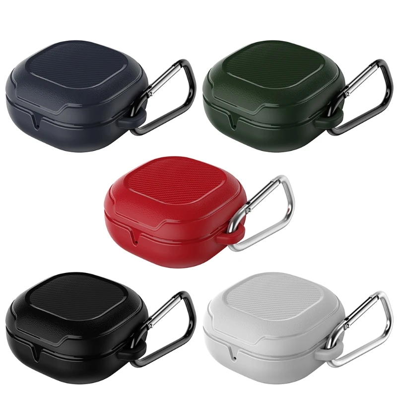 

Silicone Protective Cover Case with Carabiner for -Samsung Galaxy-Buds Pro/live