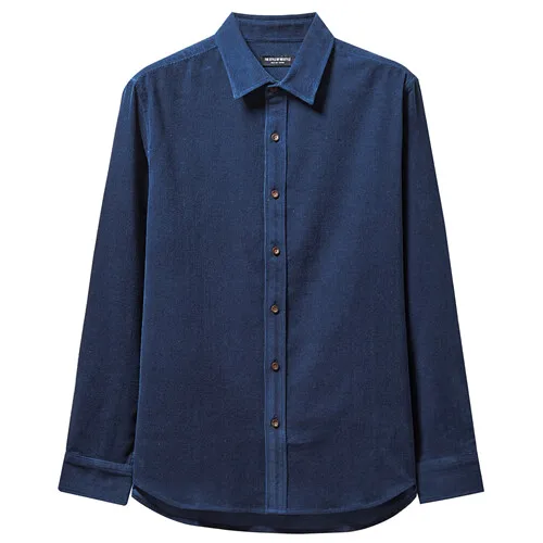 01Blue Giordano рубашка с длинными рукавами и классическим воротником, выполнена из натурального хлопка, имеется несколько цветовых решений данной модели - Цвет: 01Blue
